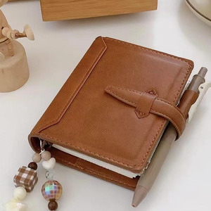 M5 <strong>Leather</strong> Handbook Loose-leaf Book High Value Notebook Carry-on Pocket Small Book <strong>Diary</strong> A5 Binder - Product Image 1
