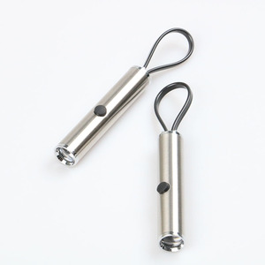 Pocket Stainless Steel 395nm <strong>UV</strong> <strong>Flashlight</strong> Mini Portable Black Light Ultraviolet Keychain Light for Money Detection - Product Image 2