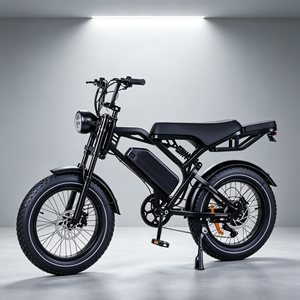 Bicicleta eléctrica retro Fat Tire de 500w, bicicleta eléctrica vintage todoterreno, ciclomotor eléctrico para adultos, para desplazamientos urbanos, bicicleta eléctrica tipo beach <span class=keywords><strong>cruiser</strong></span>. - Product Image 1