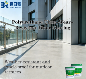 Revêtement de sol en polyuréthane ultra-résistant à l'usure, <span class=keywords><strong>peinture</strong></span> époxy antidérapante pour atelier, entrepôt, sols industriels - Product Image 3