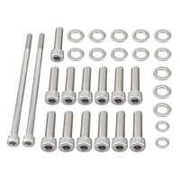 Bevinsee LSX LS2 LS3 LS6 LS7 LS Kit de boulon de carter d'huile en acier inoxydable pour Chevy Camaro Corvette pour Pontiac Firebird
