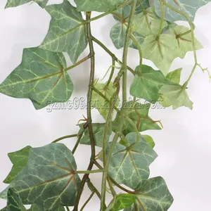 Colgando de la pared decoración de flor de vid hiedra Artificial planta de Ivy vid hojas para fiesta de boda