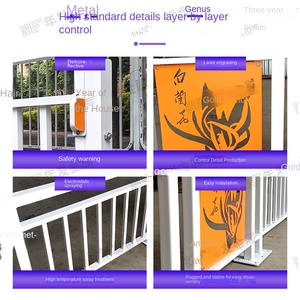 Barandilla de Protección Vial Municipal Dok Bua Personalizada de Fábrica de Guangdong, Barandilla Cultural de Acero Galvanizado No Aislada para Carreteras Urbanas - Product Image 2