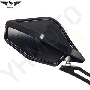 Rétroviseur de course Ruckspiegel Cnc aluminium pour <span class=keywords><strong>Ducati</strong></span> <span class=keywords><strong>Monster</strong></span> 696 796 795 821 1100 1200 Evo Diavel pour pièces de moto - Product Image 2