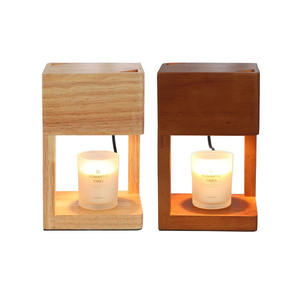Lampe à bougie aromatique élégante en bois, lampe à cire fondue pour l'agrandissement de la maison, cadeau idéal pour les diffuseurs de bougies - Product Image 3