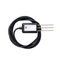 Sensor Suhu & Kelembaban Tanah Rika RK520-01 FDR IP68 Probe Baja Tahan Karat RS485 0-5V 4-20mA untuk Pertanian