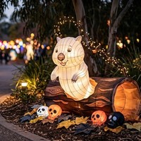 Lebendige Freizeitpark-Laternen-Interaktionsdekoration für Neujahr Innen-/Außenbereich Themenpark-Lichtshow