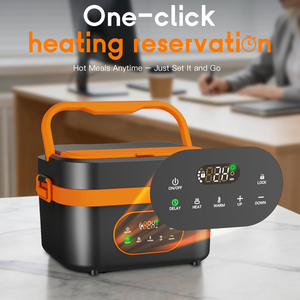 Boîte à lunch électrique chauffante premium 2026 avec minuterie intelligente, chargement sans fil et grande capacité pour le bureau et les voyages - Product Image 1