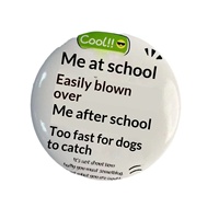 Jolies breloques pour sacs en fer blanc de haute qualité, thème campus, avec puzzles de mots et 58 mm pour charms de sac - Cadeaux promotionnels fabriqués en Chine