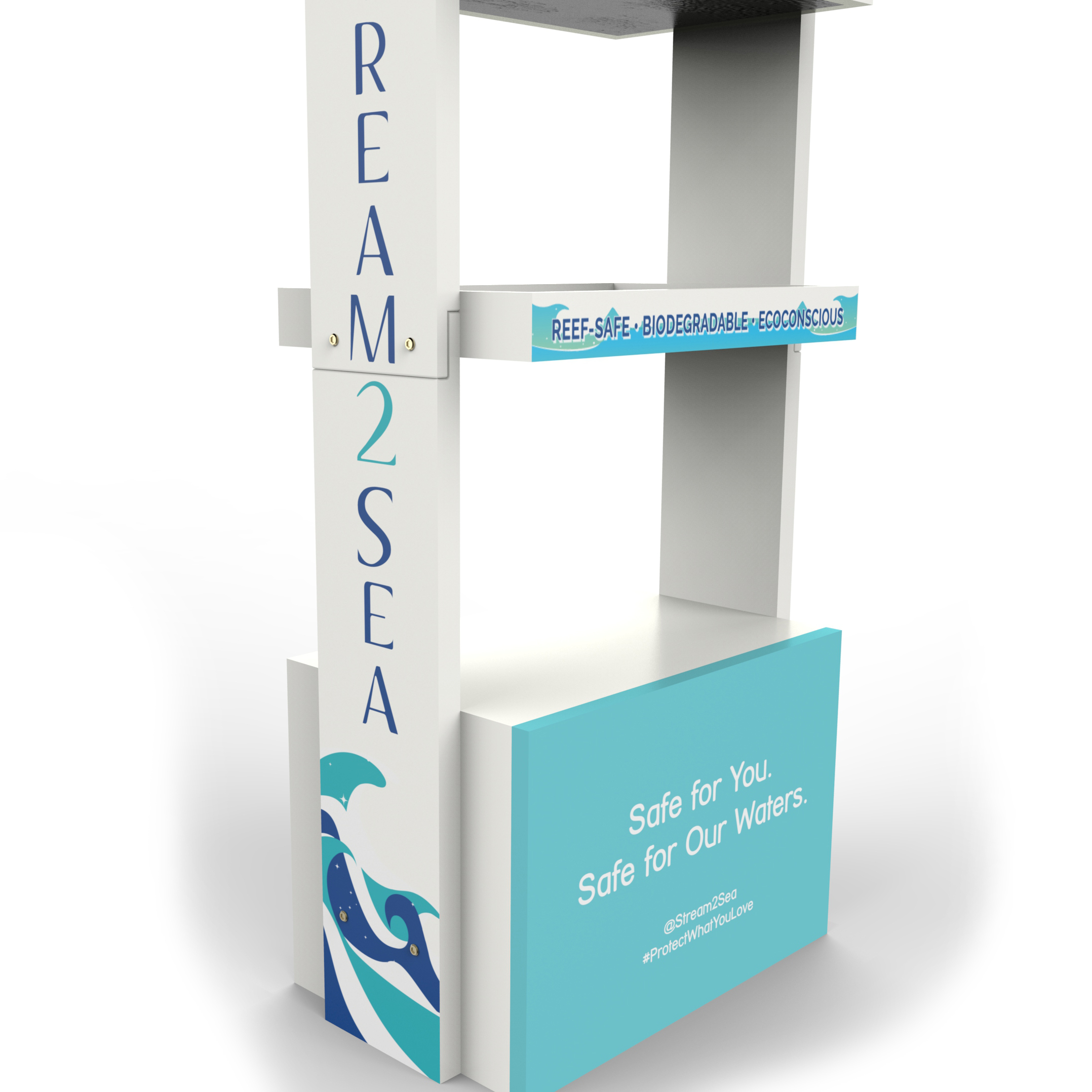 Hot Selling Cosmetic Store Display Stand Skin Care Display Rack With Custom Logo — view 5