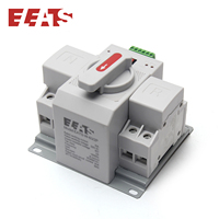 Interrupteur de transfert automatique ELEATS 2p 4p type MCB, 220V/380V 63A-125A, double alimentation ATS pour usage domestique