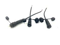 Câble adaptateur étanche IP68 en cuivre Xiangqian M12005 3P 4 broches, connecteur d'alimentation pour driver LED mâle-femelle avec boîtier en PVC