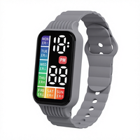 Jam Tangan LED Persegi Panjang Baru, Promo Fashion, Layar Sentuh, Jam Tangan Digital Sport, Jam Tangan Elektronik Anak