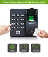 ZKT X7 Standalone Security Smart Fingerprint Scanner RFID Card Reader Fingerprint Door Lock Access Control System Cloud Storage