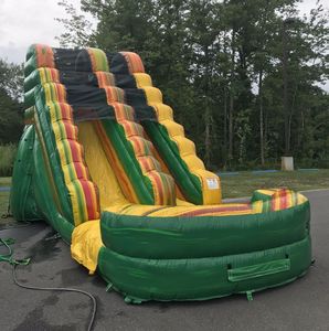 Toboganes inflables con soporte para piscina, tobogán acuático personalizado para fiesta de niños, gran oferta - Product Image 4