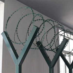 Clips de Fijación de Alambre de Tensión para Sistema de Soporte Superior de Cercas de Alambre de Púas Galvanizado <span class=keywords><strong>BTO</strong></span> 22 <span class=keywords><strong>BTO</strong></span> 30, Acero Galvanizado en Caliente para Seguridad Perimetral - Product Image 1