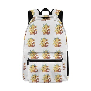 In theo yêu cầu phim hoạt hình cao nguyên phim hoạt hình khủng long mô hình ba lô với dây kéo tùy chỉnh có tính năng vải lót phổ Ba lô - Product Image 1