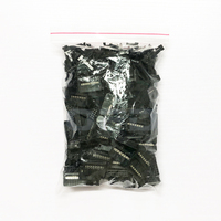 Connecteur de câble ruban IDC femelle 14 broches FC-14P, connecteur femelle noir IDC pour câble ruban plat