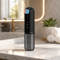 Appareil de nettoyage facial électrique à double réservoir, à circulation d'eau, pour éliminer les points noirs, avec logo personnalisé OEM ODM, compresse chaude et froide