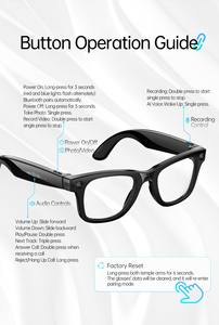 Gafas de Sol Inteligentes con Cámara de 13MP, Traducción IA en Tiempo Real, 290mAh, Cambio Automático de Color, Material <span class=keywords><strong>TR</strong></span> para Hombre - Product Image 5