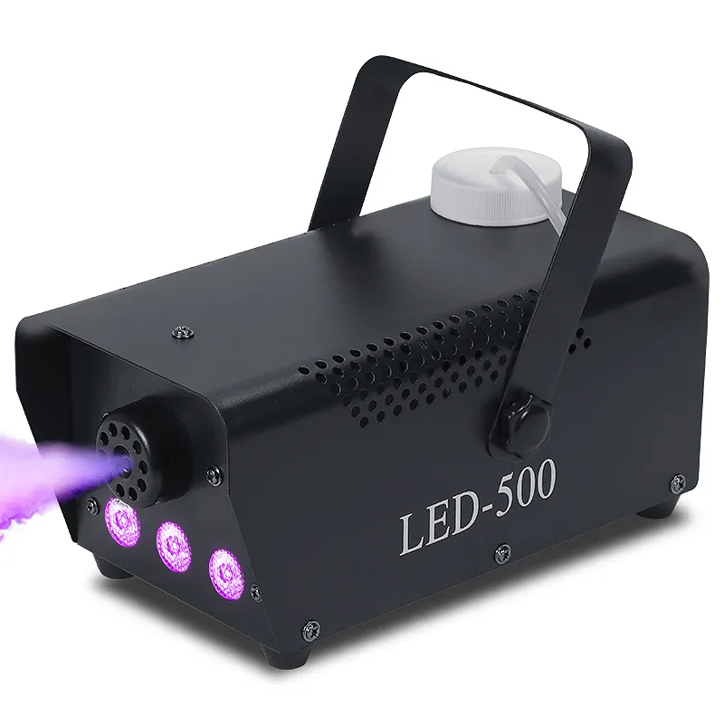 SHTX TOP.1 Remote Mini penjualan & kontrol kawat 400w mesin asap LED panggung disko Dj pesta Natal RGB 500W mesin kabut