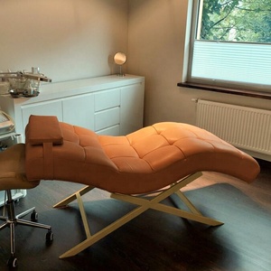 Cama Multifuncional en Forma de S de Cuero Sintético Moderno para Belleza, Uñas y Pestañas, Mesa de Masaje para Salón de Belleza, Muebles de Salón - Product Image 4
