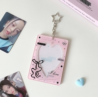 Étui rigide en acrylique avec impression UV pour protection d'affiches Polaroid de 3 pouces – Idéal pour les fans d'anime et de dessins animés