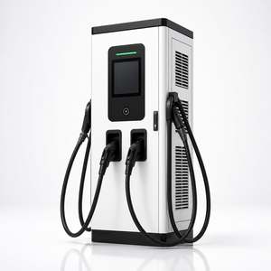 เครื่องชาร์จรถยนต์ไฟฟ้าอัจฉริยะ 30kW-60kW สถานีชาร์จเคลื่อนที่พลังงานใหม่ IEC 62196 CCS2 เป็นมิตรกับสิ่งแวดล้อม Din 70121 เครื่องชาร์จรถยนต์ไฟฟ้า - Product Image 2
