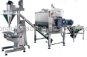 Café instantáneo secado línea de producción d semiautomático zumo de manzana orgánica polvo mezcla y llenado línea de pre polvo