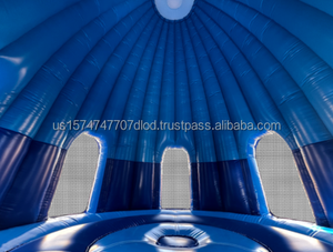 Castillo inflable gigante de Navidad alegre uso interior y exterior con aprobación ASTM CPC WINWAY PVC fácil configuración - Product Image 6