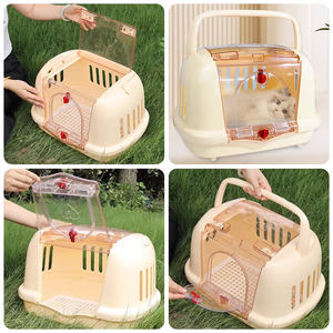 Meilleure vente <span class=keywords><strong>Cage</strong></span> de transport de voyage pour petit animal de compagnie Cages pour gros chiens en plastique durable pour les vols en plein air en vente - Product Image 6