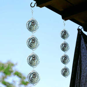 Windspinner Outdoor Metalen Decoraties, Zilveren Windspinners Voor Tuin En Tuin, Roestvrijstalen Windgong Voor Buitendecor - Product Image 5