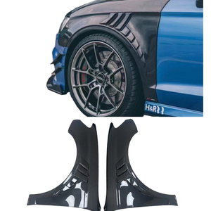 Per Audi <span class=keywords><strong>A3</strong></span> S3 RS3 aggiornato TK stile in fibra di carbonio pannelli parafango anteriore esterno parafango sul pannello di apertura di ventilazione foglia - Product Image 1