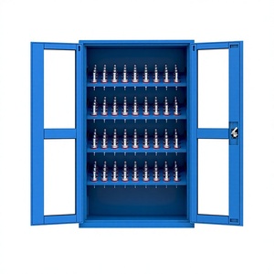 Armoire de gestion d'outils CNC robuste et épaissie pour atelier, modèle BT30 HYD-13 1800x1000x500mm, sans tiroirs, personnalisable - Product Image 1