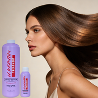 Vente flash - Traitement capillaire à la kératine 100% naturelle - Crème lissante réparatrice pour cheveux - Botox capillaire pour salon