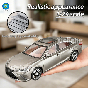Modellino <span class=keywords><strong>Auto</strong></span> in Lega Pressofusa <span class=keywords><strong>Lexus</strong></span> ES300 Scala 1:24, 6 Porte Apribili, Giocattolo a Retrocarica con Luci e Suoni, Veicolo in Metallo per Bambini e Collezionisti - Product Image 5