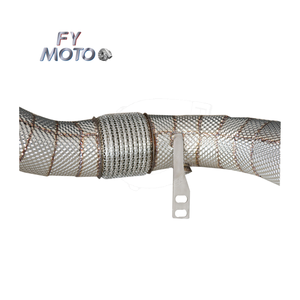 Tuyau d'échappement pour <span class=keywords><strong>BMW</strong></span> M5 F90 S63M X5M (F95) X6M (F96) 2022 + Modèles avec V8 <span class=keywords><strong>Twin</strong></span> Turbo avec bouclier thermique - Product Image 4
