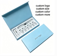 Boîte d'emballage personnalisée en carton rigide magnétique pour stylo, cadeau, cartouche, aiguille, avec logo