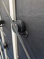 Kit d'accessoires pour ventilateur holographique à montage au plafond - Utilisation en extérieur et en intérieur, métal OEM avec un angle de vision de 170 degrés