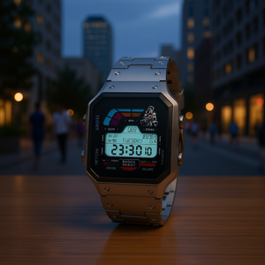 Reloj Inteligente AW38 de Acero Unisex Rectangular de 36-40 mm con Pantalla TFT, GPS, Rastreador de Actividad Física, Resistente al Agua IP65, Pantalla Táctil, Bluetooth - Product Image 2