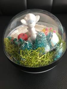 DIY dekorative Kit Figur liefert runde Form Pflanze Tier Winter figuren Leuchten Custom Design Terrarium - Product Image 6