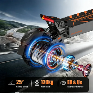 สินค้ามาใหม่ สกู๊ตเตอร์ไฟฟ้า T9PRO รุ่นประหยัด สำหรับผู้ใหญ่ ล้อใหญ่ 10 นิ้ว 48v มอเตอร์เดี่ยว แบตเตอรี่ลิเธียม แรงทรงพลัง - Product Image 4