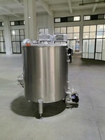 Cuve de stockage de chocolat chauffante électrique automatique en acier inoxydable TUORONG avec agitateur pour chocolat/sirop/jus