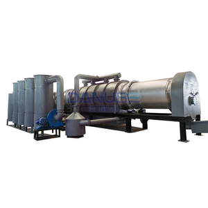 Machine à fabriquer du charbon de bois à partir de copeaux de bois, four de carbonisation rotatif continu pour sciure de bois, pour barbecue - Product Image 1