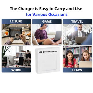 Caricabatterie USB C 87W PD a Ricarica Rapida, Adattatore di Alimentazione Sostitutivo per <span class=keywords><strong>MacBook</strong></span> <span class=keywords><strong>Pro</strong></span> 15" 2016 2017 2018 2019, Presa a Muro Type-C per Laptop - Product Image 6