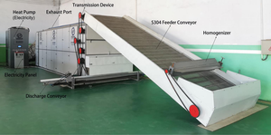 Đa Chức Năng Chế Biến Thực Phẩm Máy Sấy Không Khí Nóng Than Bánh Vỏ Cam Làm Khô Lõi Động Cơ PLC Bao Gồm Bơm - Product Image 2
