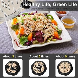 Herramienta para Desmenuzar Pollo, Alta Eficiencia, Libre de BPA, Plástico Seguro para Alimentos, Ecológico, Picador de Carne Fresca, Visible, Antideslizante y Resistente - Product Image 5