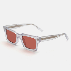 Ghiacciaio di alta qualità di cristallo bubble soda Gafas De Sol italiano Mazzucchelli occhiali da sole in acetato - Product Image 4
