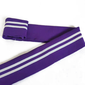 Custom Polyester Flat Knitting Solid Color <strong>Cuff</strong> and Collar POLO Knitting Rib Collar t Shirt Rib Collar <strong>Cuff</strong> - Product Image 5