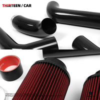 Prises d'air avant en fibre de carbone sèche, système de conduits d'admission d'air, filtres à air pour BMW M2 M3 M4 G80 G82 G87 S58